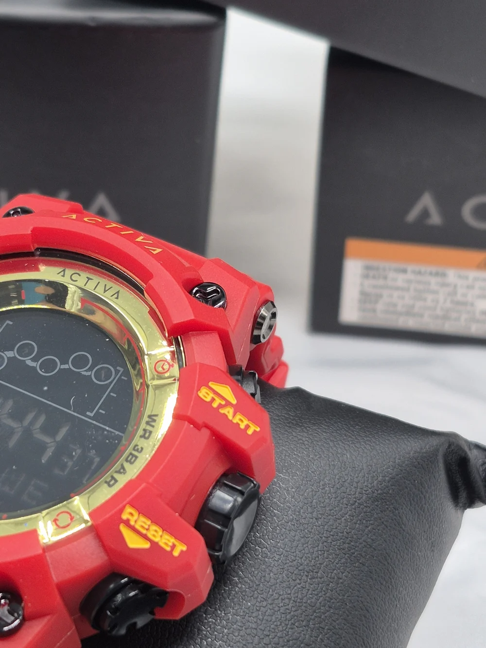 Ativa Red and Gold Digital Sports Watch